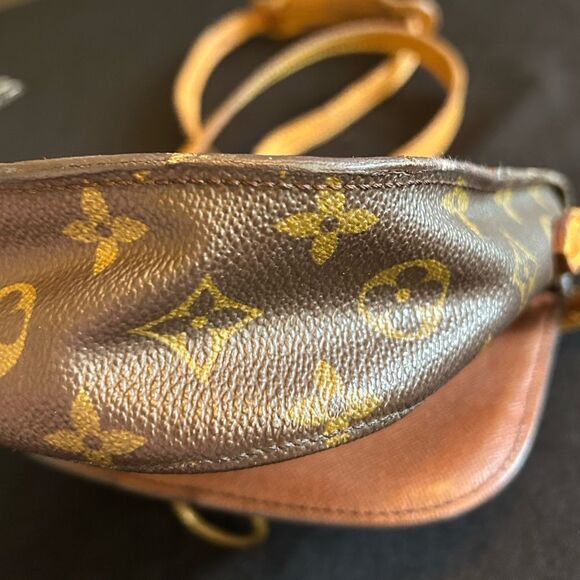 Louis Vuitton St Cloud Vintage Brown Monogram Crossbody Bag Authentic - Picture 4 of 10